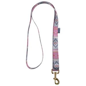 NWT Simply Southern pink & gray Aztec dog leash
